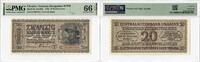 20 Karbowanez Ukraine 1942, PMG 66 EPQ, German Occupation WWII Pick# 53 -