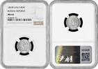 4 baiocchi Italy 1849 R, NGC MS66, Roman Republic (1849 - 1850) Top Pop -
