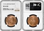 1 penny Great Britain 1918, NGC MS64 RB, King George V (1910 - 1936) -