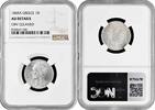 1 drachma Greece 1868 A, NGC AU Det., King George I (1863 - 1922) silver coin -