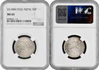 50 paisa Nepal 1932, NGC MS65, King Tribhuwan Bir Bikram (1911 - 1955) -
