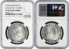 5 korona Hungary 1907 KB, NGC PF68 UC RESTRIKE, Coronation of Franz Joseph I -