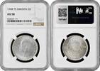 2 kronor Sweden 1948 TS, NGC AU58, King Gustav V (1908 - 1950) silver coin -