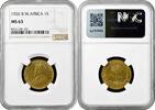 1 shilling British West Africa 1926, NGC MS63, King George V (1910 - 1936) -