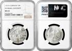 3 reichsmark Weimar Republic 1927 A, NGC MS65, Philipp University in Marburg -