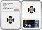 2.5 centavos Colombia 1881, NGC MS64, United States of Colombia (1863 - 1886) -