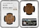 Italian Somaliland 4 bese 1910 R, NGC MS63 BN, Rupia (1909 - 1924) Top Pop 1/0 -