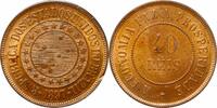 40 reis Brazil 1897, UNC, First Republic (1889 - 1942) -