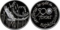 500 forint Hungary 1988 BP, PROOF, 25th Anniversary - World Wildlife Fund -