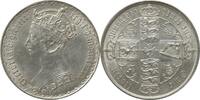 2 shillings Great Britain (gothic florin) 1886, UNC Det., Victoria (1838-1901) -