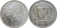 1 peso Dominican Republic 1939, XF Det., Dominican Republic (1937 - 2020) -