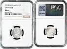 1/12 thaler Hannover 1851 B, NGC MS64, King Ernst August I (1837 - 1851) -