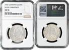 1 gulden Hesse-Darmstadt 1842, NGC AU58, Duke Louis II (1830-1848) Top Pop 1/0 -