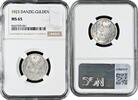 1 gulden Danzig 1923, NGC MS65, Free City of Danzig (1923 - 1939) silver coin -