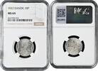 10 pfennig 1923  Danzig   1923, NGC MS64,  Free City of Danzig (1923 - 1939)  Danzig   1923, NGC MS64,  Free City of Danzig (1923 - 1939) 