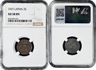 2 santimi Latvia 1937, NGC AU58 BN, First Republic (1922 - 1940) -
