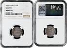 1/10 real Spain 1853, NGC MS65 BN, Queen Isabel II (1847 - 1864) Top Pop -