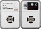 ore Norway 25 ore 1927, NGC MS64, King Haakon VII (1906 - 1957) -