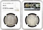 1/2 thaler Austria 1815 A, NGC MS63, Emperor Franz II (1806 - 1835) -