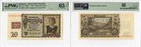 20 Mark Germany 1948, PMG 65 EPQ, Democratic Rep. Pick# 5a -
