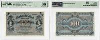 100 Mark Germany States 1911, PMG 66 EPQ, Sachsische Bank Pick# S952b -