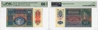 10 Kronen Austria 1919, PMG66 EPQ, Oesterreichisch-Ungarische Bank Pick #51a -