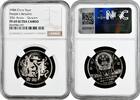China 1 yuan 1984, NGC PF69 UC, People's Republic 35th Anniv., Dancers Top Pop -
