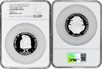 25 colones Costa Rica 1970, NGC PF63 UC, 25th Anniv. - Social Legislation -