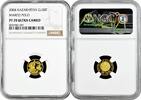 100 tenge Kazakhstan 2004, NGC PF70 UC, Marco Polo Top Pop gold coin -