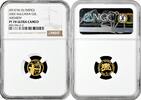 5 leva Bulgaria 2002, NGC PF70 UC, Athens Olympics, Archery gold coin -