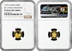 500 kwacha Zambia 1999, NGC PF68 UC, Dr. David Livingstone gold coin -
