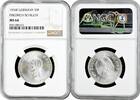 5 reichsmark Germany - Third Reich 1934 F, NGC MS64, Friedrich Schiller -