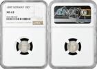 ore Norway 10 ore 1890, NGC MS63, King Oscar II (1874 - 1906) silver coin -