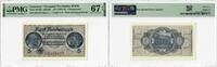 5 Reichsmark Germany 1940-45, PMG 67 EPQ, Occupied Territories WWII Pick# R138a -