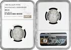 1 franc Belgium 1880, NGC MS65, 50th Anniversary - Independence silver coin -