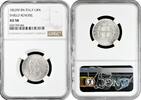 1 lira Italy 1863 M, NGC AU58, King Vittorio Emanuele II (1861 - 1878) -