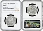 50 centavos Colombia 1932 M, NGC MS63, República de Colombia (1911 - 1989) -