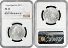 250 lei Romania 1935, NGC AU55, King Carol II (1930 - 1940) silver coin -