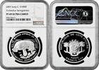 1000 francs Ivory Coast 2007, NGC PF69 UC, Trichechus Senegalensis Top Pop 1/0 -
