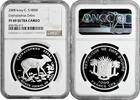 1000 francs Ivory Coast 2008, NGC PF69 UC, Cephalophus Zebra Top Pop 1/0 -