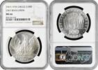 100 drachmai Greece 1967, NGC MS66, The coup d'état of 21 April 1967 -