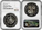 10 lari Georgia 2000, NGC PF68 UC, 2000th Anniversary - Birth of Christ Cu-Ni -