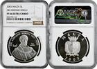 EUROPE 5 liri Malta 2003, NGC PF66 UC, Sir Adriano Dingli silver coin Pop 1/2 -