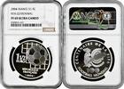 EUROPE 1.5 euro France 2004, NGC PF69 UC, 100th Anniver. - FIFA Top Pop silver coin -