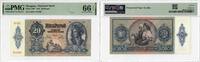 EUROPE 20 Pengo Hungary 1941, PMG 66 EPQ, National Bank Pick# 109 -