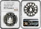 SOUTH AMERICA 1000 australes Argentina 1991, NGC PF68 UC, 500th Ann. - Discovery of America -