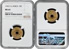 COLONIES & TERRITORIES 10 centimes French Equatorial Africa 1943, NGC NS64, French colony (1942-1958) -