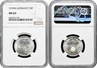 EUROPE 2 reichsmark Germany - Third Reich 1939 B, NGC MS63, Nazi Germany (1933-1945) -