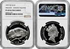 AUSTRALIA & OCEANIA 10 dollars Fiji 1997, NGC PF69 UC, Endangered Wildlife - Lau Banded Iguana -