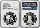 AFRICA 1000 francs Chad 2001, NGC PF69 UC, African Fauna - Black crowned craneTop Pop -